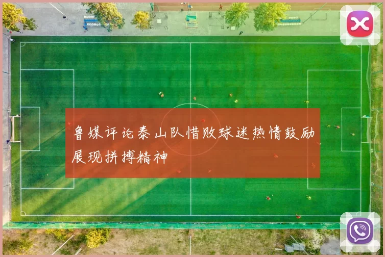 鲁媒评论泰山队惜败球迷热情鼓励展现拼搏精神